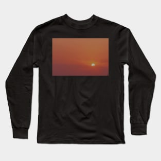 Sunset Cloudy Sky Photography Long Sleeve T-Shirt